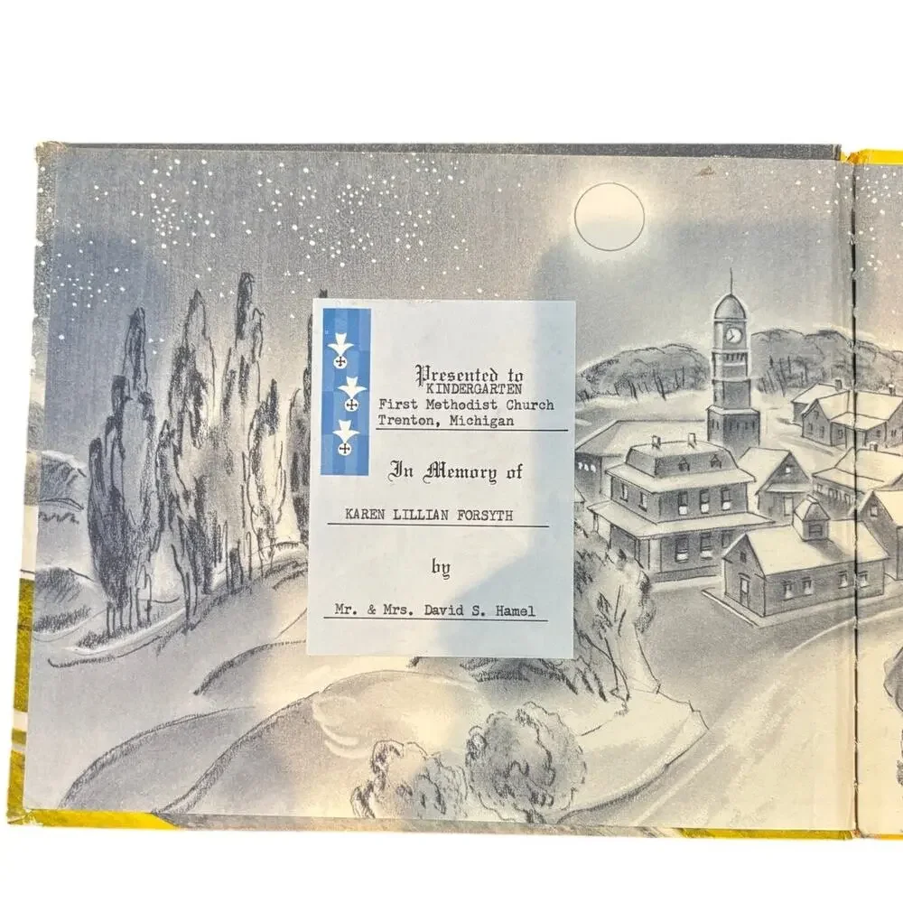 VTG 1956 God Cares for Me Book by Carolyn M. Wolcott, HC